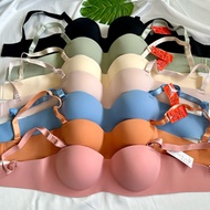 B62 BEENA (WIRELESS, THICK FOAM) small size ADD +1 size and above PUSH UP seamless bra