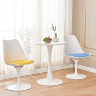 Cafe Small Apartment Tulip Table Round Table Table Chair Negotiation Creative Household Negotiation 