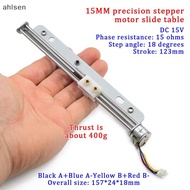 ahlsen 123mm Linear Actuator Micro 15mm Linear Stepping Motor With Nut Two-phase Four-wire Stepper M