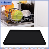 Silicone Mini Fridge Floor Mat Freezer Floor Mat Multifunction with Raised Edge Mini Fridge Drip Pan