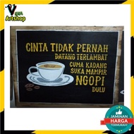 Coffee Quotes Painting