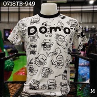 Original Copyright T-Shirt With Domo Cartoon Pattern
