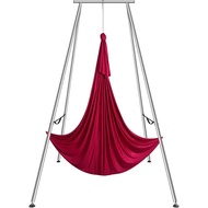 Aerial Yoga Frame & Hammock Set, 9.67 Ft Height Professional Yoga Swing Stand, 6.6 Yards Hammock, 55