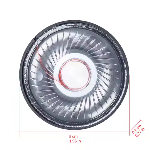 2pc 50MM Headphone Speaker Unit 32ohm HIFI Over Ear Headset Driver 112db Speaker Repair Part Earphon