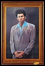Buyartforless Work Framed Cosmo Kramer Portrait-Seinfeld TV Show 36x24 Art Print Poster Wall Decor H