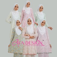 BAJU KURUNG AYANA MUSLIMAH RIAU EMBROIDERY SULAM (DESIGN 4) KURUNG RAYA AFA DESIGN