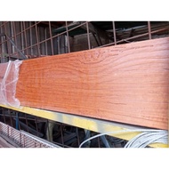 Papan GRC motif serat kayu per 1m x 20cm sudah berwarna coating