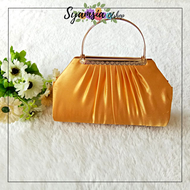 Tas Pesta Satin Zafira -  Tas Wanita Murah Tapi Bagus Mewah Simpel Lucu Cantik Tas Kondangan Pesta P