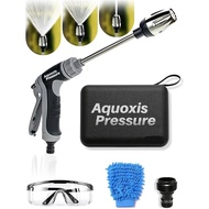 Washer Gun, Garden Hose Nozzle with 360° Rotating Nozzle, 3 Spray Modes, Handheld Jet Nozzle Power W