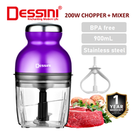 DESSINI ITALY RS-1686 900mL Capsule Cutter Spin Chopper Blender Grinder Mixer Mincer Masher Shredder