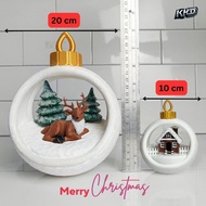 Christmas Ornament / Christmas Bauble Christmas Ball Christmas Tree Decoration Miniature Aesthetic D