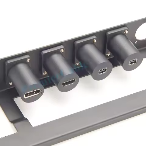 D Type USB 3.1 C to DisplayPort Chassis Panel Mount Connector 10G 4k@60hz DP Female to USB-C Female 