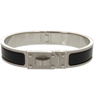 近全新愛馬仕 Kelly 男士 SP0212 Metal Noir 霧面黑手環 1698 [二手] 愛馬仕