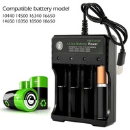 Charger Baterai AA AAA 18650 26650 21700 14500 9V Lithium LCD dengan Indikator Pengisi Daya Cepat Is