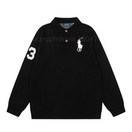 Ralph Lauren 秋冬大馬 Logo 針織 POLO 翻領毛衣外套