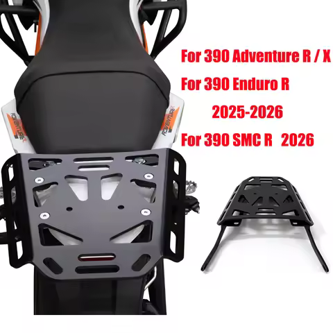 For 390 Adventure R 390 Adventure X 390 Enduro R 2025-2026 390 SMC R 2026 Rear Luggage Rack Top Case