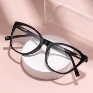 0 + 400 degree high definition reading glasses mother cat eye reading glasses anti-blue glasses plai