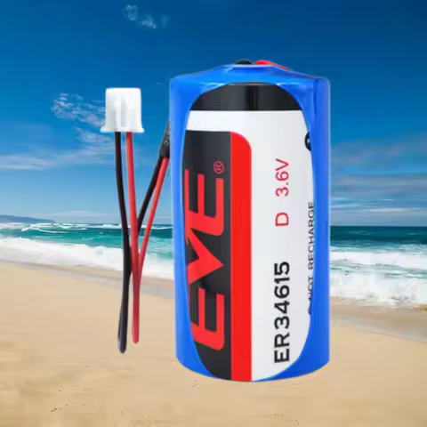 3PCS 3.6V 19000mAh ER34615 ER34615M D Size Batteries With Plug For Smoke Alarm Gas Meter Water Meter