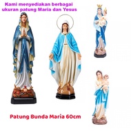 patung maria bunda kasih ratu 60cm -patung bunda maria kudus- rohani