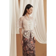 BYROAM SEVEN BUDAK RAYA COLLECTION 26 EID TOPS, WEDDINGS BROCADE BLOUSEWanita, BATIK BOTTOM, EARTH S