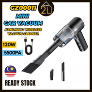 Home2U🏡 5500Pa Mini Car Wireless Vacuum Cleaner Cordless GZ011 Rechargeable Cordless Cleaner for Car
