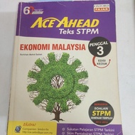 stpm buku teks Ace Ahead ekonomi sem3 (second hand)
