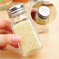 Kitchen Spice Holder Glass Bottle Sow Hole Salt Pepper Spice Jar