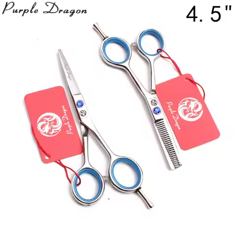 Professional Grooming Scissors 4.5" Stainless Dog Scissors Animal Straight Cats Thinning Shears Pet 