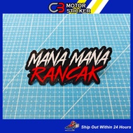 MANA MANA RANCAK STICKER / M287