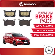 BREMBO Front Pads (1 set) - Compatible with Mercedes W176 A45 AMG, Mercedes C117 CLA45 AMG ,X156 GLA