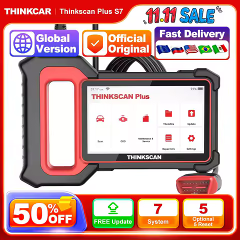THINKCAR THINKSCAN PLUS S4 S7 ABS SRS ECM System Car Diagnostic Tools OBD2 Auto Scanner OBD 2 Code C