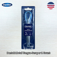 Dentek® Metal Tongue Scraper 1 Count อุปกรณ์ ทำความสะอาดลิ้น