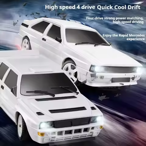 LDRC LD2801 LD2802 LD2803 LD2804 1/28 4WD RC Drift Car Proportional Steering LED Headlights 2.4G Toy