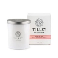 TILLEY - 天然大豆油 粉紅荔枝味香氛蠟燭 240G