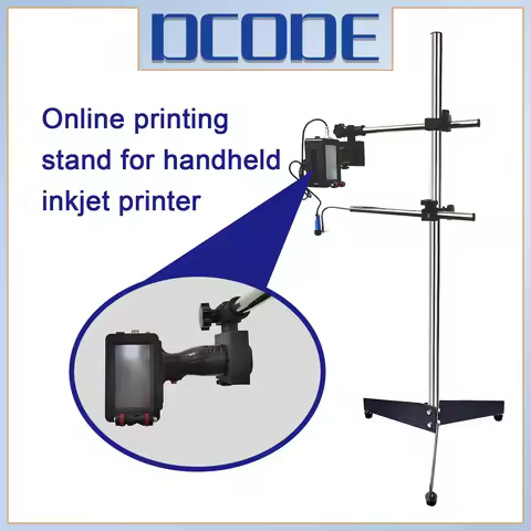 DCODE 120cm Handheld Inkjet Printer Brackets Stainless Steels Stand Holder for Printing Conveyor Bel