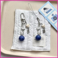 INF Mobile Strap Keychain for Trendsetters and Adventurers Blueberry Pendant Keyring Fashionable Pho