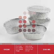 Limited OFFER ALUMUNIUM FOIL CUP OV230 + LID ||