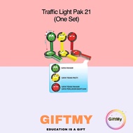 【Ready Stock】Traffic Light Pak 21 One Set
