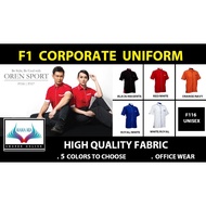 Kemeja Korporat ~ OREN SPORT ~ F1 Corporate Uniform LADIES/WOMEN - F117