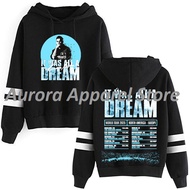 COD Karan Aujla It Was All A Dream World Tour 2025 套头衫无口袋双杠袖 街头服饰2025