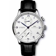 Immediate Shot IWC IWC Portuguese Series Stainless Steel Automatic Mechanical Chronograph Men's Watch IW371417 Iwc