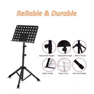 💟SG local Adjustable Height Heavy Duty Music Stand Heavy Duty Foldable Professional Stable Sheet Music Stand with Tripod Base Book Display Foldable Stand Violin