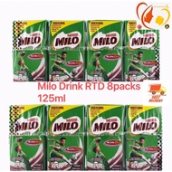 Nestle Milo Drink RTD 125ml 6+2 packs- Milo Kotak