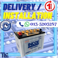 【CAR BATTERY】 NS70/L  INCOE WET-CHARGE CAR BATTERY 🔥12Months Warranty