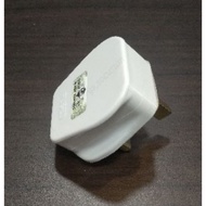 NNE 13A 3PIN BAKELITE PLUG TOP (HEAVY DUTY USED)(SIRIM)