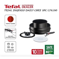Tefal Ingenio Unlimited 6pcs (Saucepan 18cm + Frypan 26cm + Wokpan 26cm + Glass lid 18cm + Plastic lid 18cm + Handle)