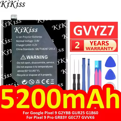 Mobile Phone Battery GVYZ7 5200mAh For Htc Google for Pixel 9 G2YBB GUR25 G1B60 For Pixel 9 Pro GR83
