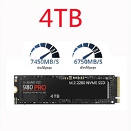 980Pro M.2 2280 NVMe PCIe Gen4.0 X4 SSD 3D NAND TLC ไดรฟ์โซลิดสเตตภายใน ความจุ 1TB 2TB 4TB 8TB สำหรั