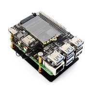 TECHCHIP- Adapter Board for 5 PCIe to M.2 4G/5G and USB 3.2 Adapter Board with 5G 4-In-1 Antenna Mod