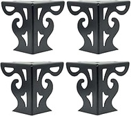 TUOREN Hollow Out Modern Furniture Sofa Legs Bookcase Feet for Sofa Table Cabinet Cupboard Bed Matte